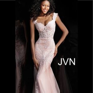 JOVANI 65688a Blush Evening Gown